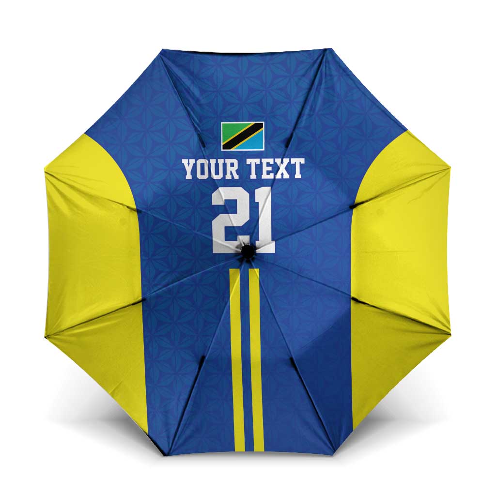 Tanzania Football Custom Umbrella Taifa Stars Go Champion - Wonder Print Shop