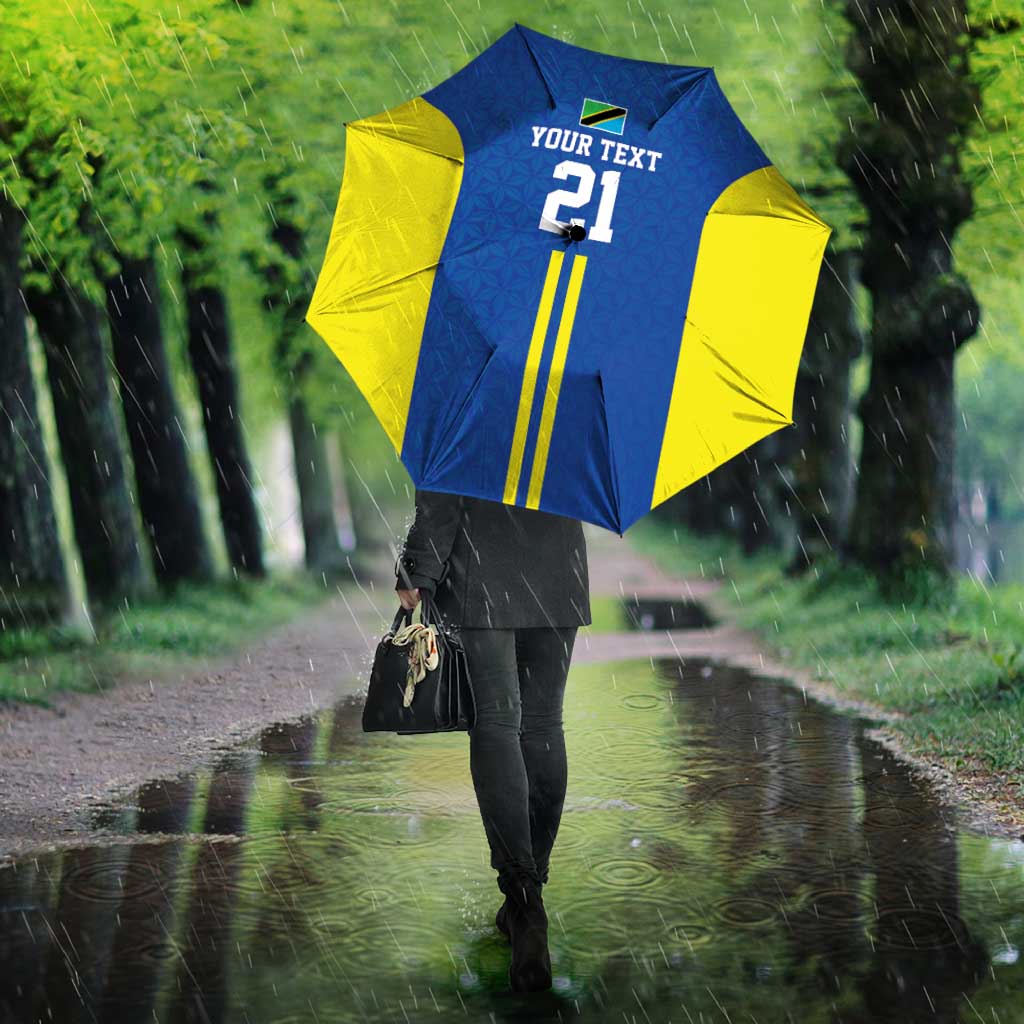 Tanzania Football Custom Umbrella Taifa Stars Go Champion - Wonder Print Shop