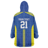 Tanzania Football Custom Wearable Blanket Hoodie Taifa Stars Go Champion - Wonder Print Shop