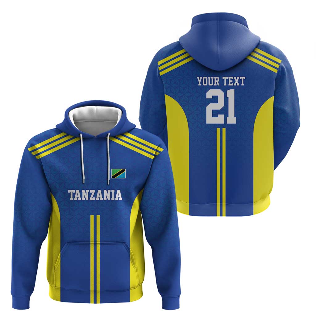 Tanzania Football Custom Zip Hoodie Taifa Stars Go Champion - Wonder Print Shop