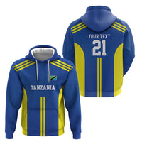 Tanzania Football Custom Zip Hoodie Taifa Stars Go Champion - Wonder Print Shop