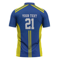 Tanzania Football Custom Zipper Polo Shirt Taifa Stars Go Champion - Wonder Print Shop