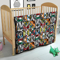 African Geometric Ndebele Patterns Quilt