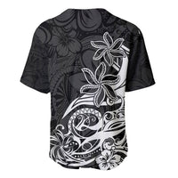 Polynesian Sunset Plumeria Baseball Jersey Pacific Island Tribal Black Style LT9 - Wonder Print Shop