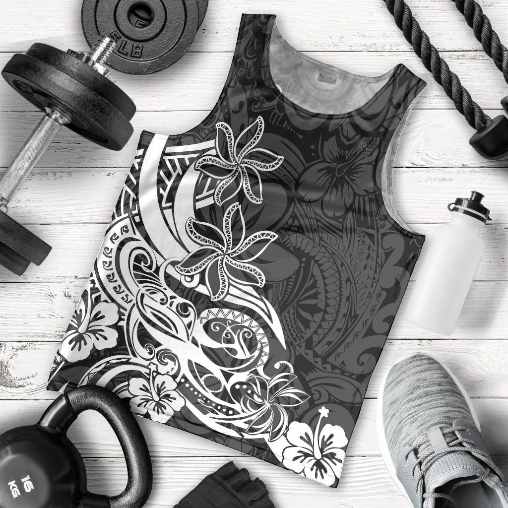 polynesian-sunset-plumeria-men-tank-top-pacific-island-tribal-black-style