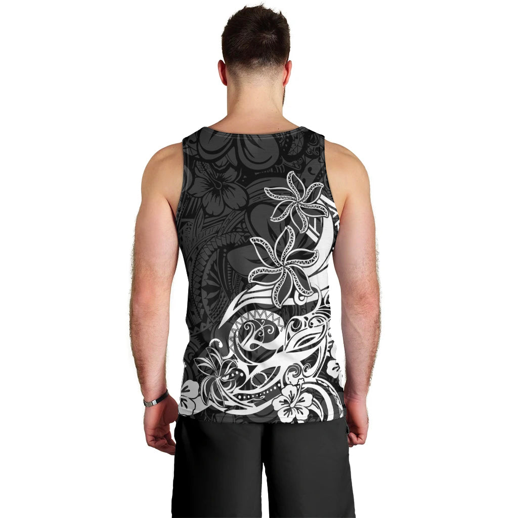 polynesian-sunset-plumeria-men-tank-top-pacific-island-tribal-black-style