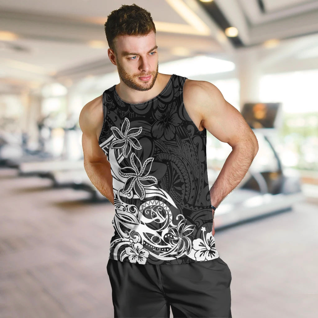 polynesian-sunset-plumeria-men-tank-top-pacific-island-tribal-black-style