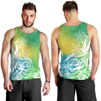 polynesian-sunset-plumeria-men-tank-top-pacific-island-tribal-green-style