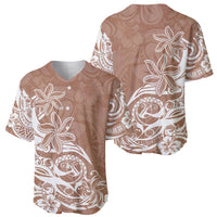 Polynesian Sunset Plumeria Baseball Jersey Pacific Island Tribal Nude Style LT9 - Wonder Print Shop
