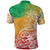 Polynesian Sunset Plumeria Polo Shirt Pacific Island Tribal Reggae Style - Wonder Print Shop