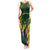 South Africa Rugby Tank Maxi Dress Bokke Champions Kente Pattern - Wonder Print Shop