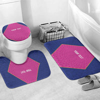Caribbean Cricket Custom Barbados Bathroom Set Pride of Barbados Pink Trident Edition