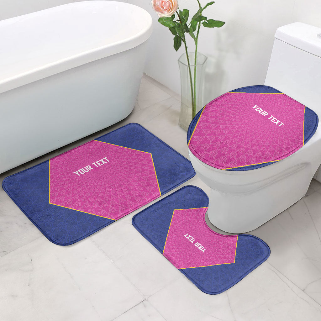 Caribbean Cricket Custom Barbados Bathroom Set Pride of Barbados Pink Trident Edition