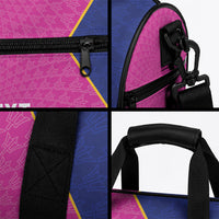Caribbean Cricket Custom Barbados Duffle Bag Pride of Barbados Pink Trident Edition