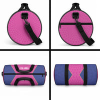 Caribbean Cricket Custom Barbados Duffle Bag Pride of Barbados Pink Trident Edition