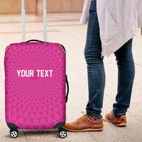 Caribbean Cricket Custom Barbados Luggage Cover Pride of Barbados Pink Trident Edition