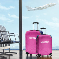 Caribbean Cricket Custom Barbados Luggage Cover Pride of Barbados Pink Trident Edition