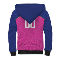 Caribbean Cricket Custom Barbados Sherpa Hoodie Pride of Barbados Pink Trident Edition