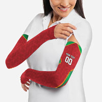 Caribbean Cricket Custom Guyana Arm Sleeves Warriors Rise Amazonian Geometry Motif