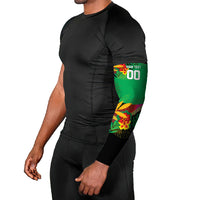 Caribbean Cricket Custom St Kitts and Nevis Arm Sleeves Patriots Roar Louder Island's Flora Inspired