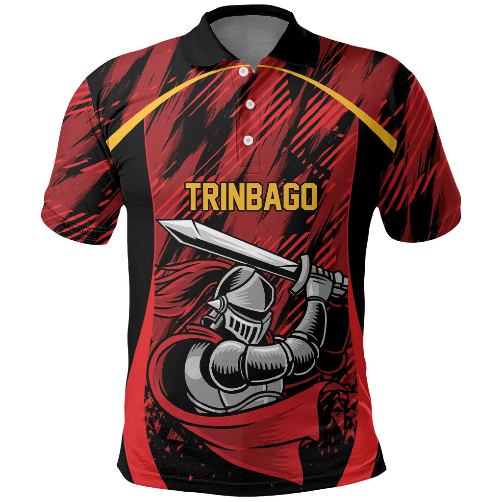 Caribbean Cricket Custom Trinidad and Tobago Polo Shirt Trinbago Knight We Are TKR