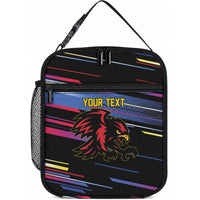 Caribbean Cricket Custom Antigua and Barbuda Lunch Bag Abstract Geometric Pattern