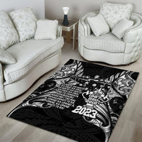 New Zealand Rugby Area Rug Black Haka Dance With NZ Champions History LT9 - Wonder Print Shop