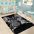 New Zealand Rugby Area Rug Black Haka Dance With NZ Champions History LT9 - Wonder Print Shop