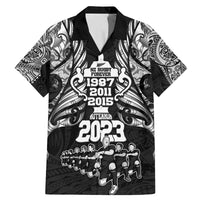 New Zealand Rugby Family Matching Mermaid Dress and Hawaiian Shirt Black Haka Dance With NZ Champions History LT9 - Wonder Print Shop
