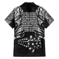 New Zealand Rugby Hawaiian Shirt Black Haka Dance With NZ Champions History - Wonder Print Shop