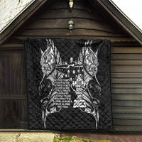 New Zealand Rugby Quilt Black Haka Dance With NZ Champions History - Wonder Print Shop