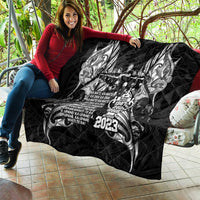 New Zealand Rugby Quilt Black Haka Dance With NZ Champions History - Wonder Print Shop