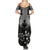 New Zealand Rugby Summer Maxi Dress Black Haka Dance With NZ Champions History - Wonder Print Shop