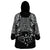 New Zealand Rugby Wearable Blanket Hoodie Black Haka Dance With NZ Champions History - Wonder Print Shop