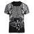 New Zealand Rugby Women V Neck T Shirt Black Haka Dance With NZ Champions History - Wonder Print Shop