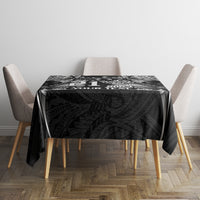 Custom New Zealand Rugby Tablecloth Black Haka Dance With NZ Champions History - Wonder Print Shop