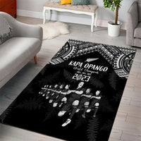 NZ Rugby Area Rug Kapa Opango Maori Haka With Years of The All Black Champions LT9 - Wonder Print Shop
