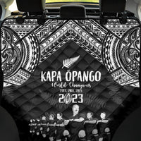NZ Rugby Back Car Seat Cover Kapa Opango Maori Haka With Years of The All Black Champions LT9 - Wonder Print Shop