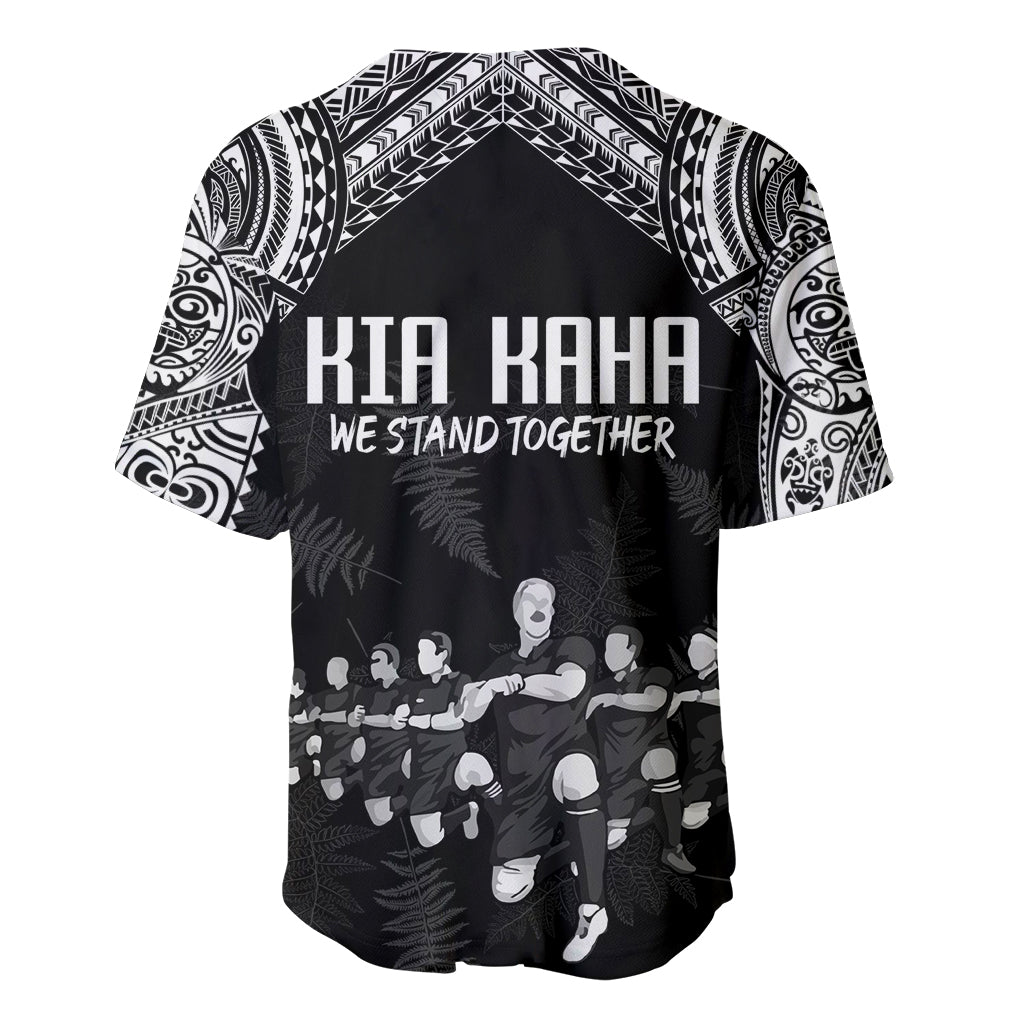 NZ Rugby Baseball Jersey Kapa Opango Maori Haka With Years of The All Black Champions LT9 - Wonder Print Shop