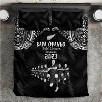 NZ Rugby Bedding Set Kapa Opango Maori Haka With Years of The All Black Champions LT9 - Wonder Print Shop