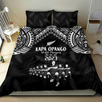 NZ Rugby Bedding Set Kapa Opango Maori Haka With Years of The All Black Champions LT9 - Wonder Print Shop