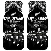 NZ Rugby Car Mats Kapa Opango Maori Haka With Years of The All Black Champions LT9 - Wonder Print Shop