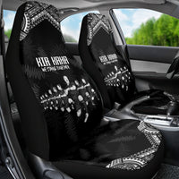 NZ Rugby Car Seat Cover Kapa Opango Maori Haka With Years of The All Black Champions LT9 - Wonder Print Shop
