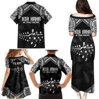NZ Rugby Family Matching Puletasi Dress and Hawaiian Shirt Kapa Opango Maori Haka With Years of The All Black Champions - Wonder Print Shop