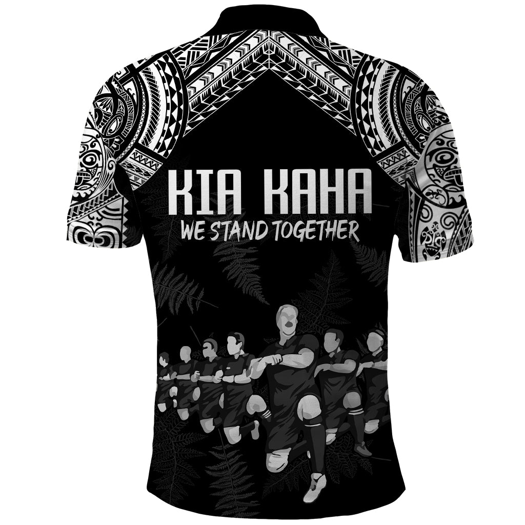 NZ Rugby Polo Shirt Kapa Opango Maori Haka With Years of The All Black Champions - Wonder Print Shop