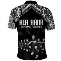 NZ Rugby Polo Shirt Kapa Opango Maori Haka With Years of The All Black Champions - Wonder Print Shop