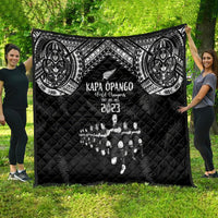 NZ Rugby Quilt Kapa Opango Maori Haka With Years of The All Black Champions - Wonder Print Shop
