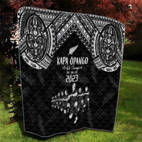 NZ Rugby Quilt Kapa Opango Maori Haka With Years of The All Black Champions - Wonder Print Shop