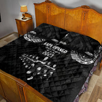 NZ Rugby Quilt Bed Set Kapa Opango Maori Haka With Years of The All Black Champions - Wonder Print Shop