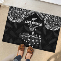 NZ Rugby Rubber Doormat Kapa Opango Maori Haka With Years of The All Black Champions - Wonder Print Shop